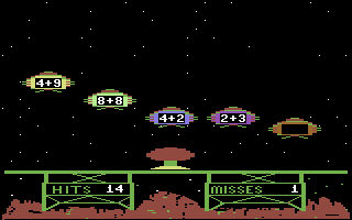 Alien Addition screenshot 3 for TI-99